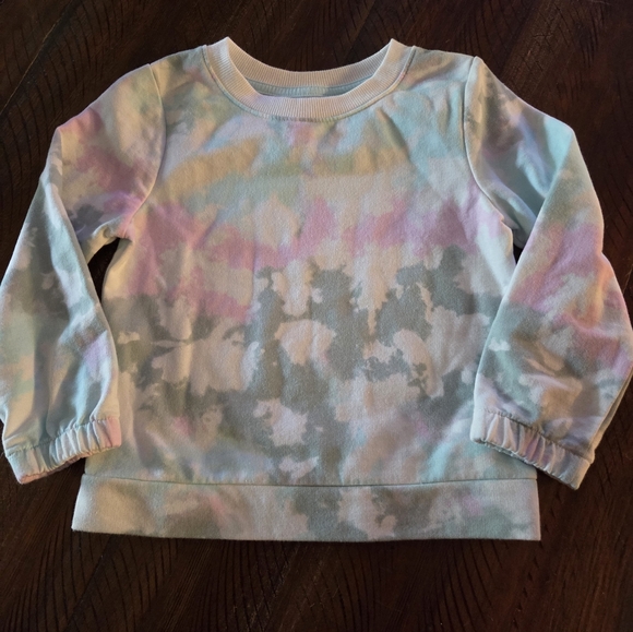 🎉5/$10 Cat & Jack Pastel Tie-Dye Sweatshirt - Picture 1 of 2